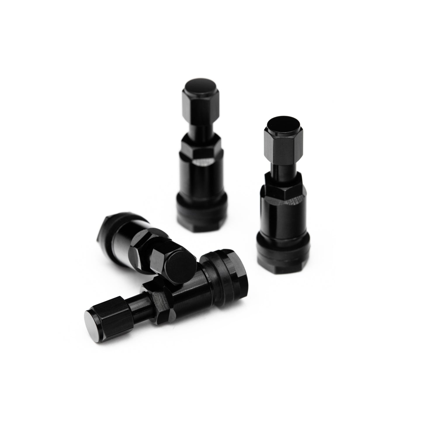 Short Valve Stems - Black
