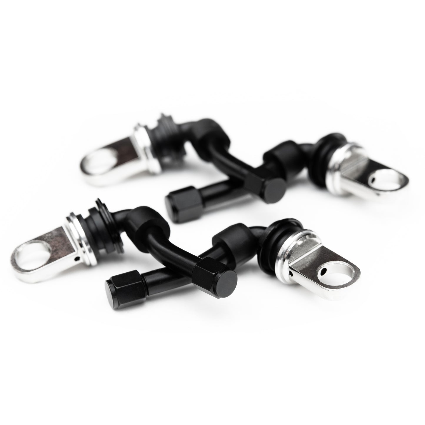 90 Degree Valve Stems - Black