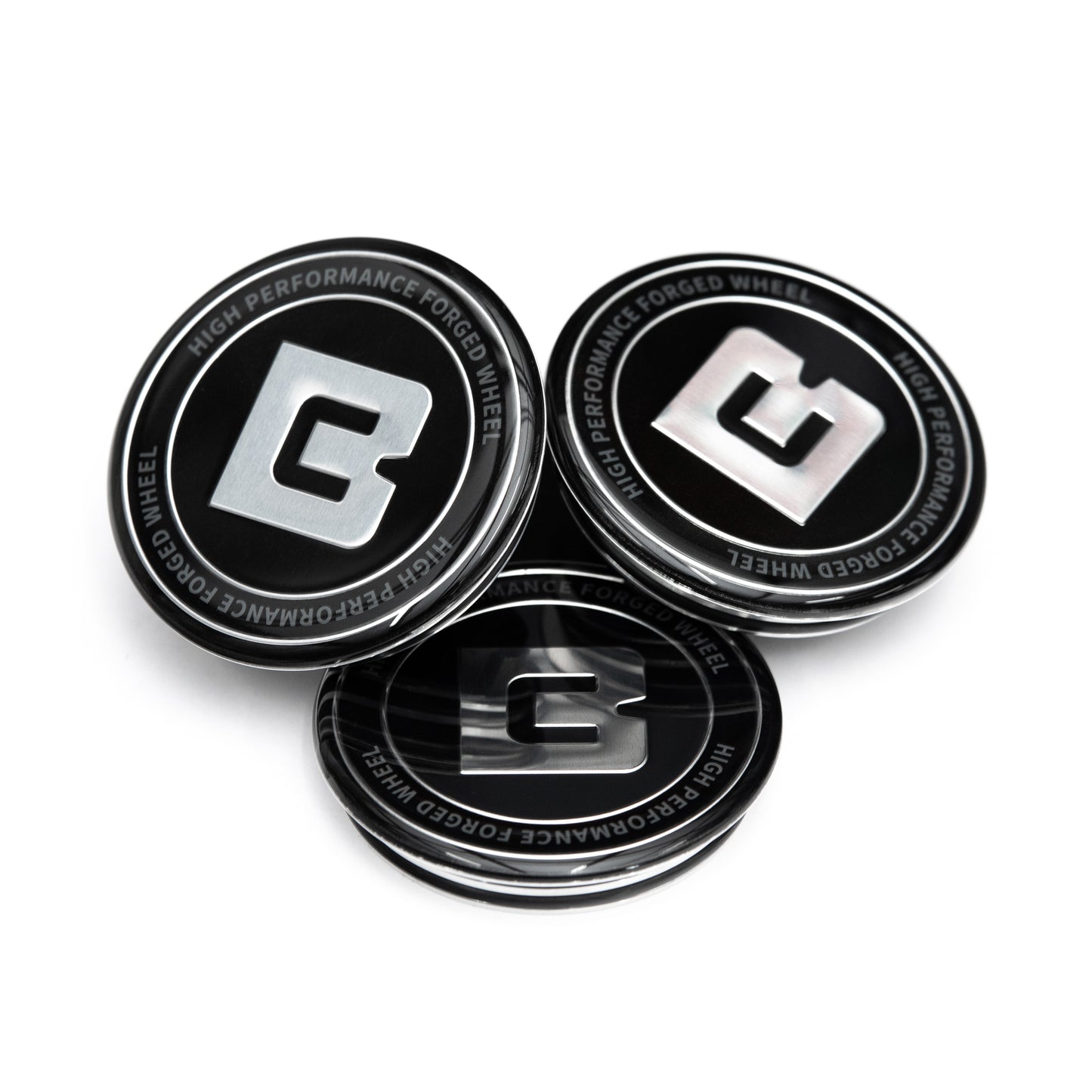 Vintage BC Silver Center Caps