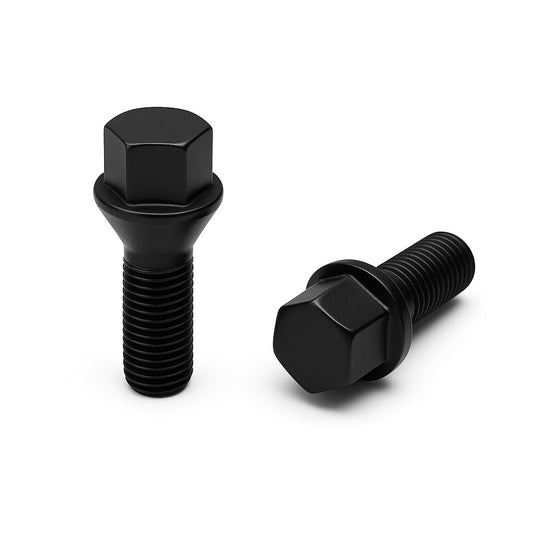Conical Seat Lug Bolts - Black